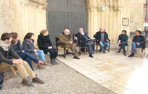 Aura Gumà, Bernat Soler, Ines Schaikowski, Maria Martínez i Susanna Inglada, a la  biennal de Vilafranca