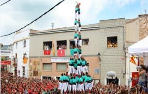 Cap de setmana de doblet dels Castellers de Vilafranca. Castellers de Vilafranca