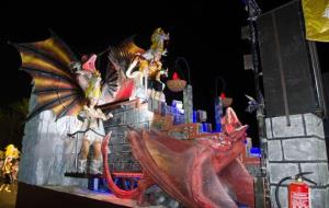 Carnaval de Calafell. Gel i foc