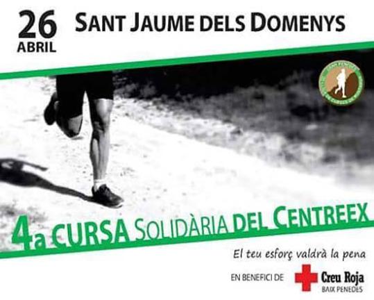 Eix. Cartell de la cursa de Sant Jaume dels Domenys
