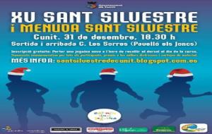 Cartell de la Sant Silvestre de Cunit