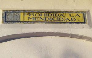 Cartell de prohibició. Eix