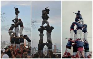 Castellers de Les Roquetes a Cambrils. Castellers de  Roquetes