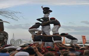 Castellers de Les Roquetes a Cambrils