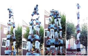 Castells de 7 de la Jove de Vilafranca a Malgrat de Mar. Esther Mayor