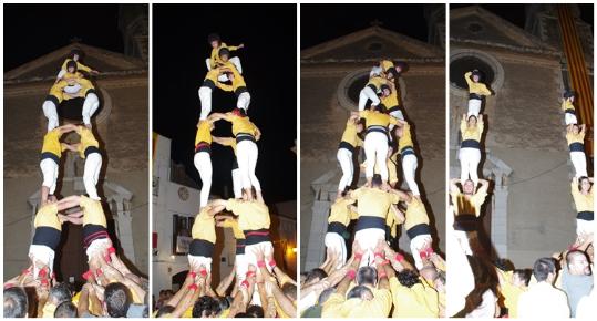 Castells de matinada a la Geltrú. Yoko