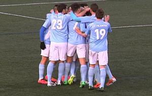 Eix. Celebració del gol del CF Vilanova