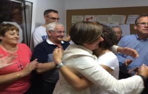 PSC Ribes-Roquetes. Celebració del PSC a la seu electoral