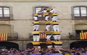 Cinc de set amb agulla dels Bordegassos a Guissona