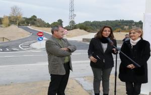 Conesa visita Sant Sadurní i inaugura el vial d'accés a Mas Asperó. Diputació de Barcelona