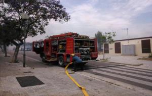 Controlat l'incendi que ha afectat aquesta tarda Can Pei La Plana, a Sitges