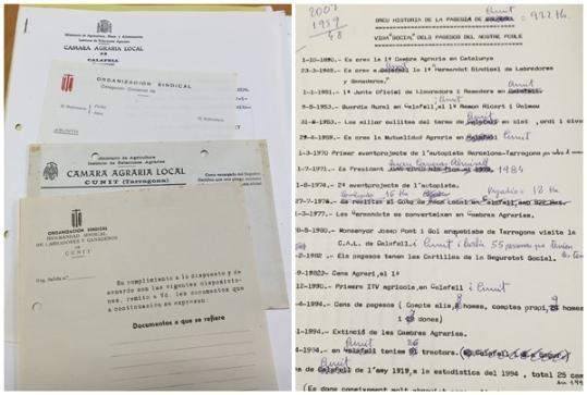 Cunit descobreix nous episodis històrics. Ajuntament de Cunit