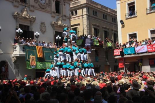 Diada castellera de Sant Fèlix. ACN