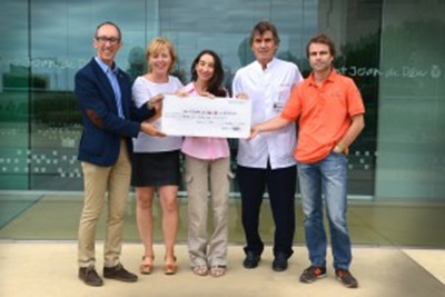 Donació de la recaptació de la 2ª cursa solidària Corre per ells. Ajuntament de Sitges