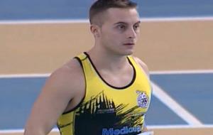 Eduard Viles als campionats d'Espanya d'Atletisme en Pista Coberta 