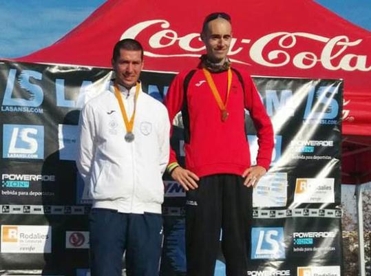Juanma Garcia, medalla de plata de la categoria M35'. Eix