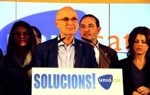 El candidat d’Unió, Josep Antoni Duran i Lleida, ha assumit la “màxima responsabilitat” per la “derrota” de la formació democristiana a les eleccions 
