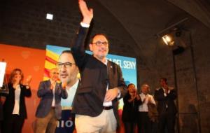 El cap de llista d'Unió, Ramon Espadaler, en l'acte d'inici de la campanya electoral, al MACBA. ACN