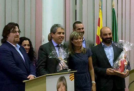 Eix. El conseller Homs a la presentació de la candidatura de CiU a Cubelles