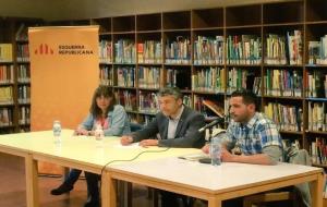 ERC. El diputat d'ERC Oriol Amorós va ser dijous  a la biblioteca Joan Oliva per parlar de transparència