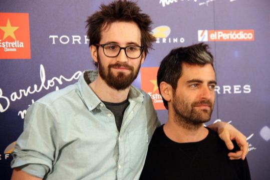 El director de 'Barcelona nit d'hivern', Dani de la Orden, i el músic Joan Dausà . ACN