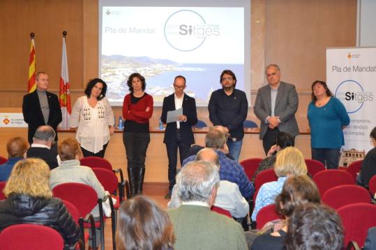 El Govern de Sitges presenta el Pla de Mandat a la ciutadania. Ajuntament de Sitges