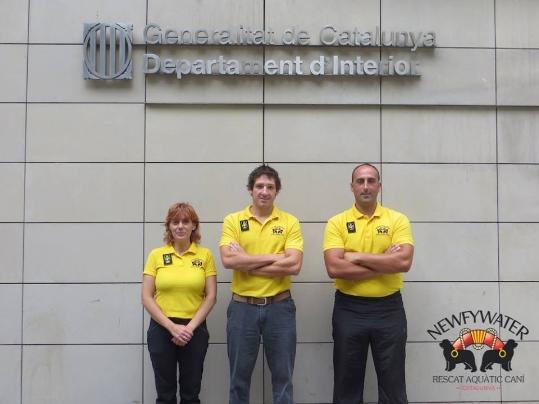 El Grup de Rescat Aquàtic Caní ofereix la seva col.laboració a Protecció Civil. EIX