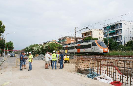 El pas sota la via a Segur de Calafell s'obrirà als vianants a finals d'agost. Ajuntament de Calafell