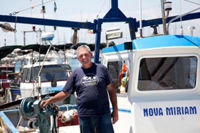 Ajuntament de Vilanova. El pescador vilanoví Eduard Escolar 