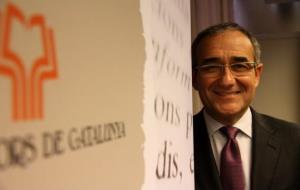 El president del Gremi d'Editors de Catalunya, Patrici Tixis, en un pla mitjà a la seu del gremi. ACN