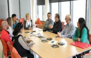 El turisme rural comunitari argentí visita el CIC Fassina. Ajt Sant Sadurní d'Anoia