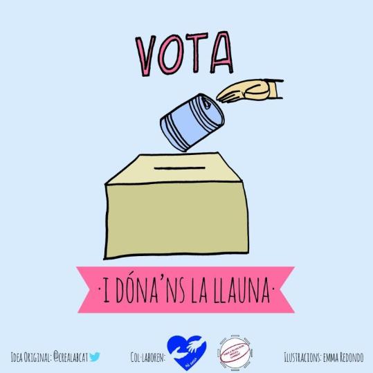 EIX. Els alcaldables de Sitges se sumen a la campanya Un vot una llauna