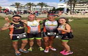 Els atletes del Club Triatló Penedès Costa Daurada a Vilanova