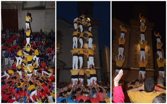 Els Bordegassos porten castells de set i mig a les Terres de l'Ebre. Maite Gomà/ Yoko