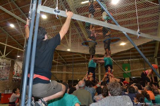 Castellers de Vilafranca. Els Castellers de Vilafranca actuen aquest dissabte a Sants