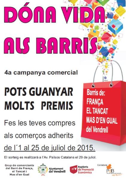 Els comerciants del Barri de França, el Tancat i Mas d’en Gual engeguen una nova campanya per promocionar el comerç i premiar els seus clients. EIX