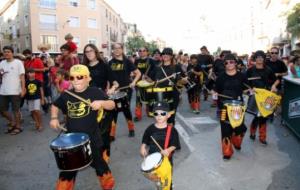 Els petits Diabòlics de les Roquetes de Sant Pere de Ribes ha estat la colla convidada a l'Aquelarret. ACN