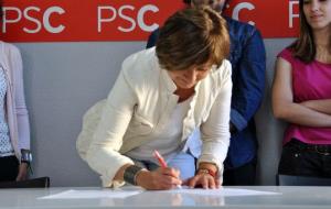PSC. Els socialistes de Sant Pere de Ribes signen un codi ètic per comprometres amb els ciutadans a governar amb transparència, proximitat i honested