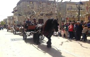 Ajuntament de Banyeres. Els Tres Tombs van omplir diumenge Banyeres del Penedès