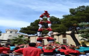 Xicots de Vilafranca. Els Xicots de Vilafranca descarreguen el castell de 8 més matiner