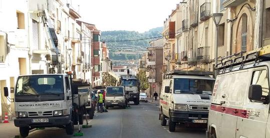 Endesa integra en l'entorn urbà xarxa elèctrica de baixa tensió a Sant Sadurní d'Anoia. EIX