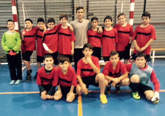 Eix. Equip de futbol sala de l'AVV Eden Park del Vendrell