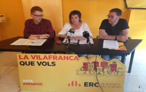 ERC. ERC ofereix un pacte per facilitar la investidura de CIU a Vilafranca però decideix no entrar a govern