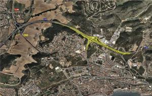 Ajuntament de Sitges. Es liciten les obres de millora del nus Sitges Centre de la C-32 pe 8 milion d'euros