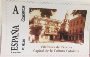 Es presenta el segell de Correus commemoratiu de Vilafranca Capital de la Cultura Catalana 2015