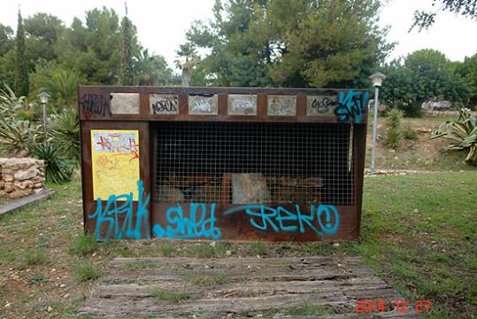 Eix. Estat en que es troba el Parc Magí Inglada