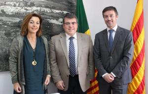 Eva Santos, Ramon Riera i Jordi Solé. ADEPG