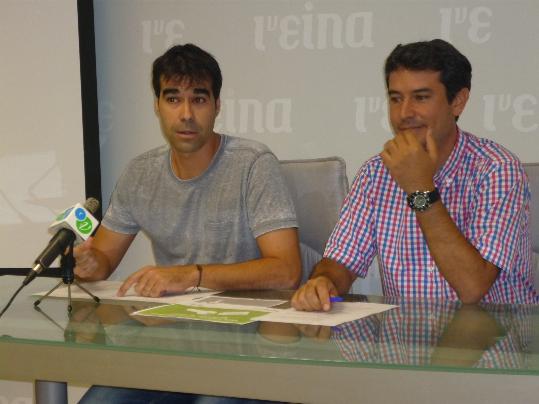 Ferran Trillas i Kenneth Martínez. Ajuntament del Vendrell