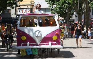 Festa de la Bicicleta 2015. 2n premi, dotat amb 300 euros, per a lescola Àngels Garriga