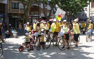 Festa de la Bicicleta 2015. Premi de 250 euros al grup de lescola bressol El Puig, sota el títol Lleons